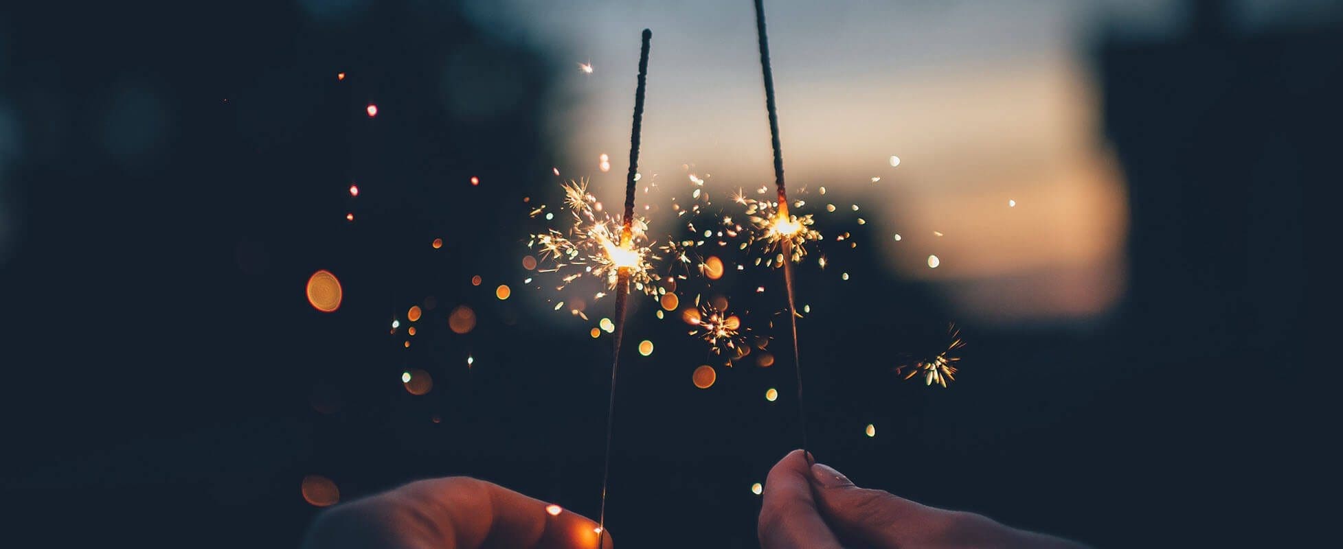 people playing with sparklers